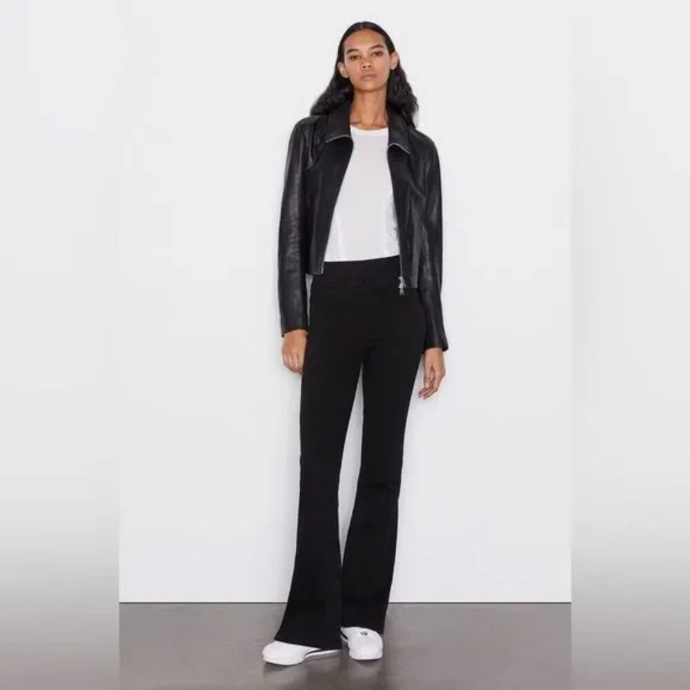 Frame Denim Black Boot Cut Jeans